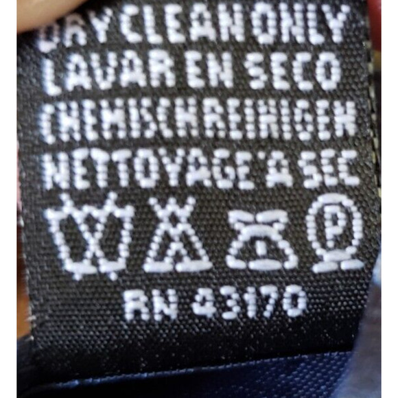 Van Heusen Blue and Gold Geometric Silk 4" X 60" Necktie Tie - Picture 7 of 7